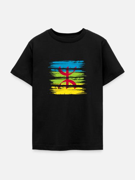 Amazigh - Teenager T-Shirt - Schwarz