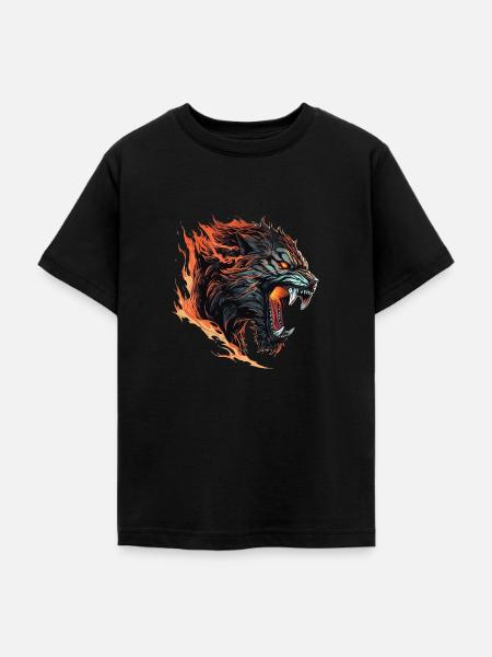 Säbelzahntiger - Sabertooth v3 - Teenager T-Shirt - Schwarz