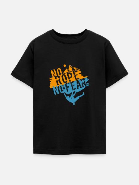 Klettern Climbing Bouldern Shirt - Teenager T-Shirt - Schwarz