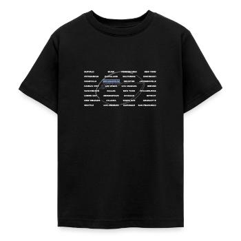 Football Cities Indianapolis - Teenager T-Shirt - Schwarz - Vorne - AI Model Teenager Male light (155cm)