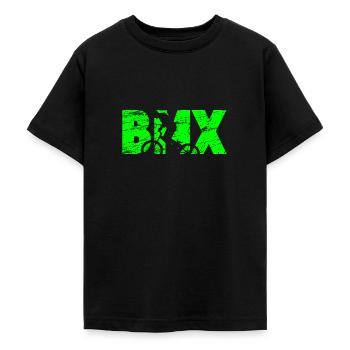 BMX - Teenager T-Shirt - Schwarz - Vorne - AI Model Teenager Male light (155cm)