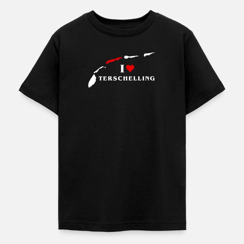 J’adore Terschelling - T-shirt Ado - noir
