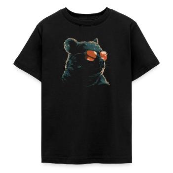 Wombat Cool Sunglasses - Teenage T-Shirt - black - Front - AI Model Teenager Male light (155cm)