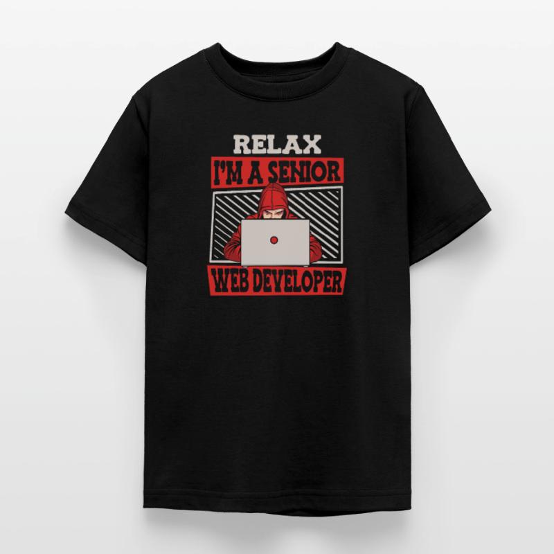 Web Developer Web Developer Senior Teenage T-Shirt