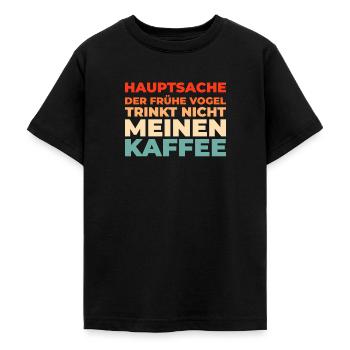 Zwarte humor - Teenager T-shirt - zwart - Voor - AI Model Teenager Male light (155cm)