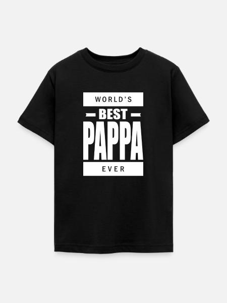 Bester Pappa - Teenager T-Shirt - Schwarz