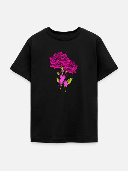 Brustkrebs Krebs - Teenager T-Shirt - Schwarz