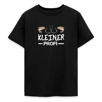 Kinder Angeln - Teenager T-Shirt - Schwarz - Vorne - AI Model Teenager Male light (155cm)