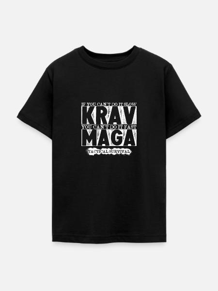 Tactical Survival Krav Maga Geschenkidee - Teenager T-Shirt - Schwarz