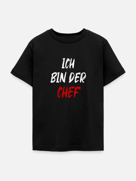Ich bin der Chef - Teenager T-Shirt - Schwarz