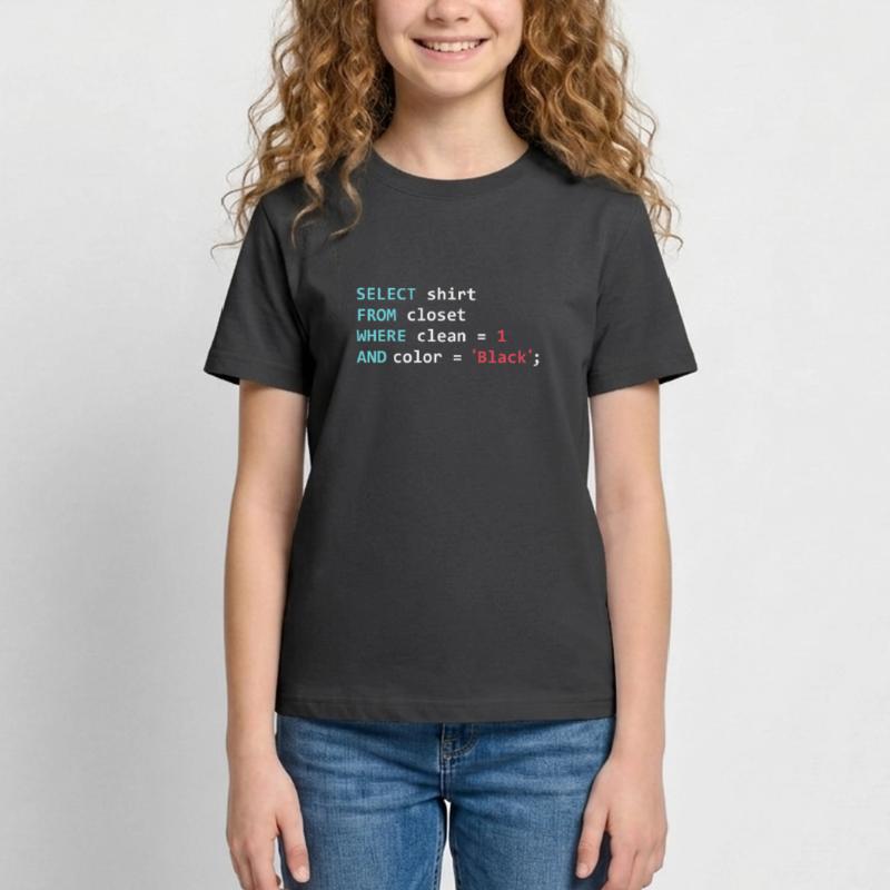 Programmierer Datanbank Lustiges SQL Query Teenager T-Shirt