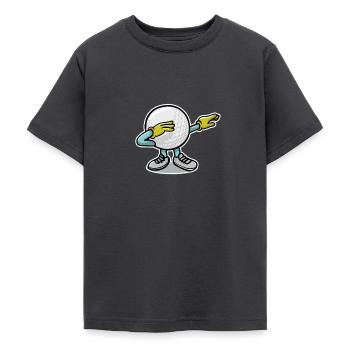 Dabbing Golf Ball - Teenage T-Shirt - dark grey - Front - AI Model Teenager Male light (155cm)