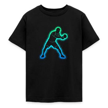 Joueurs de tennis de table Enfants Joueurs de tennis de table - T-shirt Ado - noir - Devant - AI Model Teenager Male light (155cm)