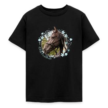 Ostwind Aufbruch nach Ora Porträt - Teenager T-Shirt - Schwarz - Vorne - AI Model Teenager Male light (155cm)