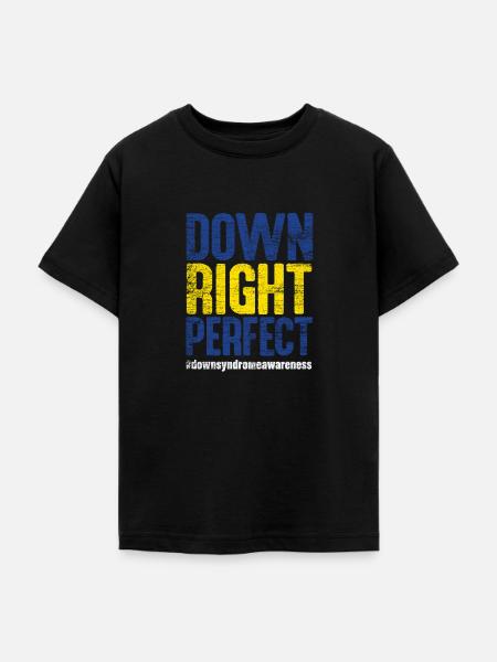Down Syndrom - Teenager T-Shirt - Schwarz