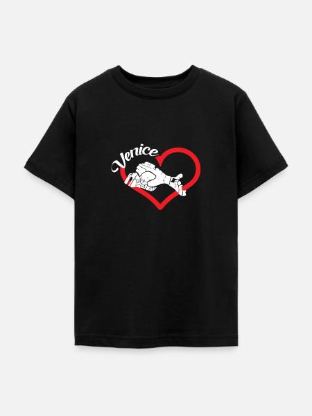 Venedig - Teenager T-Shirt - Schwarz