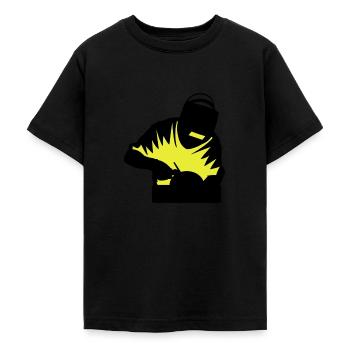 Welder 2-colored - Teenage T-Shirt - black - Front - AI Model Teenager Male light (155cm)