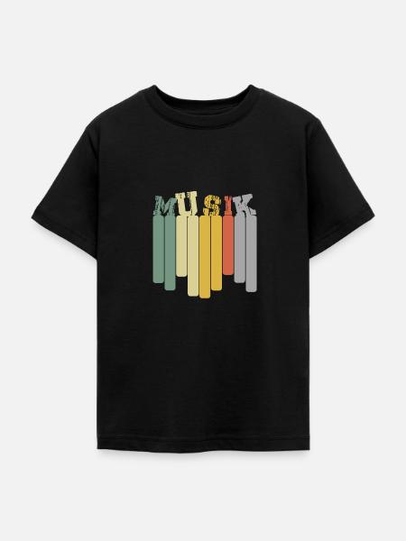 Music Beat - Teenager T-Shirt - Schwarz