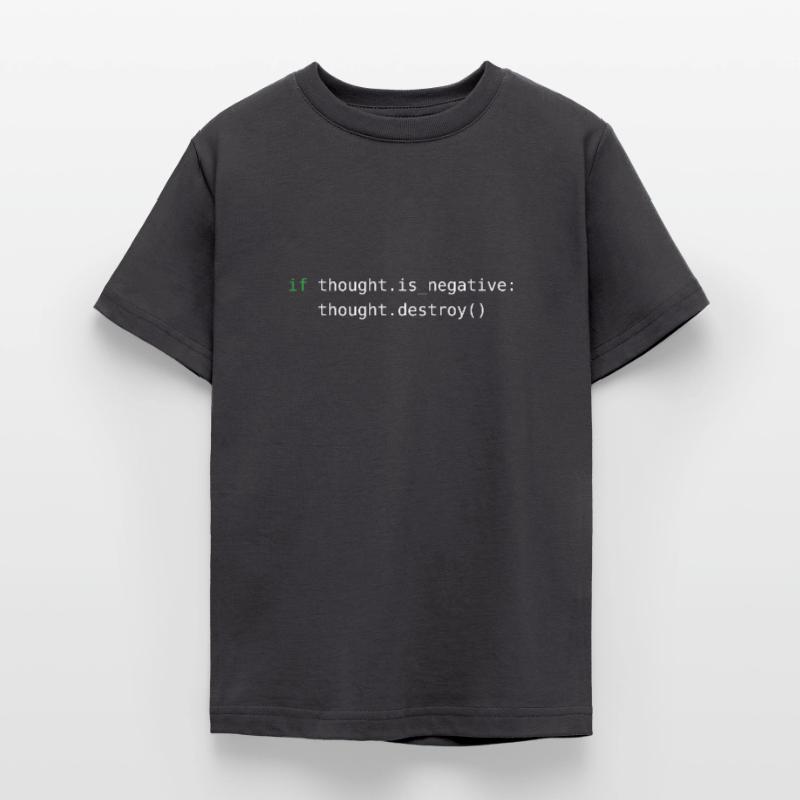 Code Python | Détruire les pensées négatives T-shirt Ado