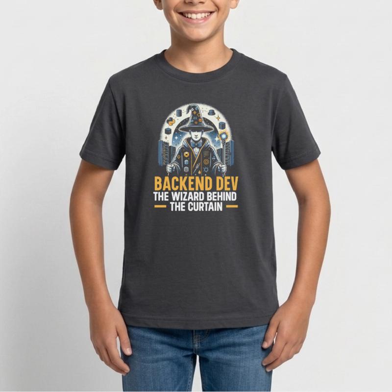 Backend-Entwickler Programmierung Softwareprogrammierer Teenager T-Shirt
