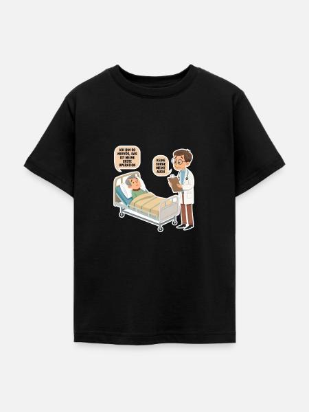 Nervös - Teenager T-Shirt - Schwarz