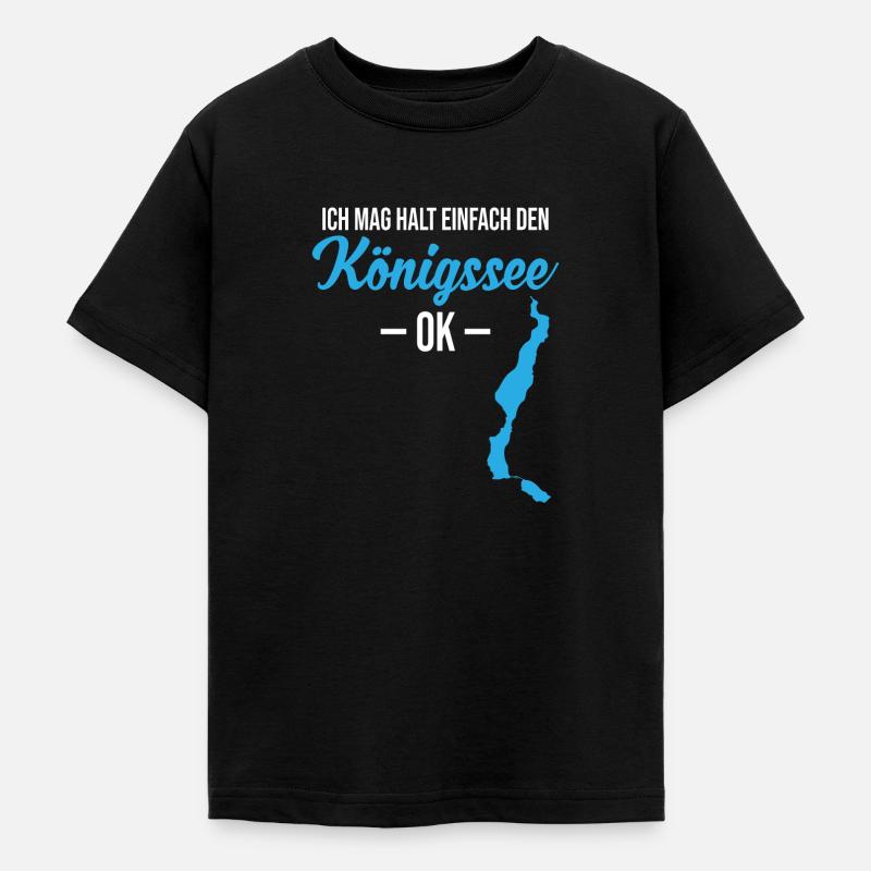 Königssee, tout simplement génial - Pour être clair ! - T-shirt Ado - noir