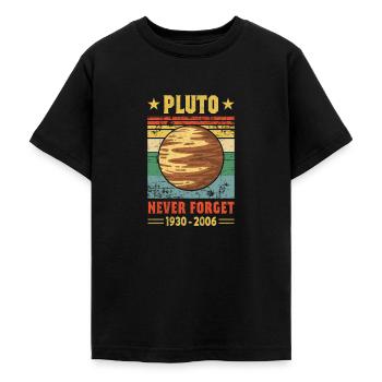 Pluto - Teenager T-Shirt - Schwarz - Vorne - AI Model Teenager Male light (155cm)