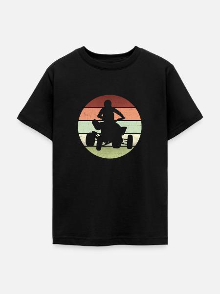Quad, Oldtimer-Quad-Leidenschaft - Teenager T-Shirt - Schwarz