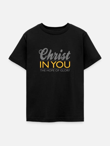 Christ in you - Teenager T-Shirt - Schwarz
