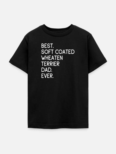 Soft Coated Wheaten Terrier - Teenager T-Shirt - Schwarz