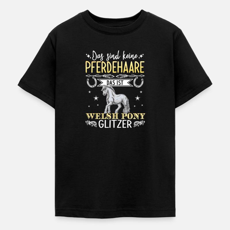 Ce ne sont pas des poils de cheval, c’est Welsh Pony Glit - T-shirt Ado - noir