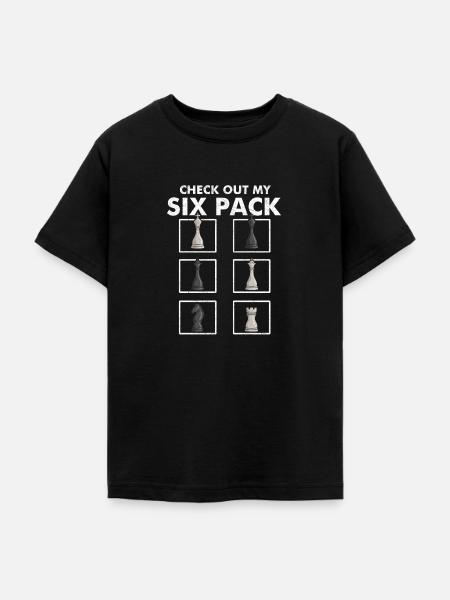 Schach Schachspieler - Teenager T-Shirt - Schwarz