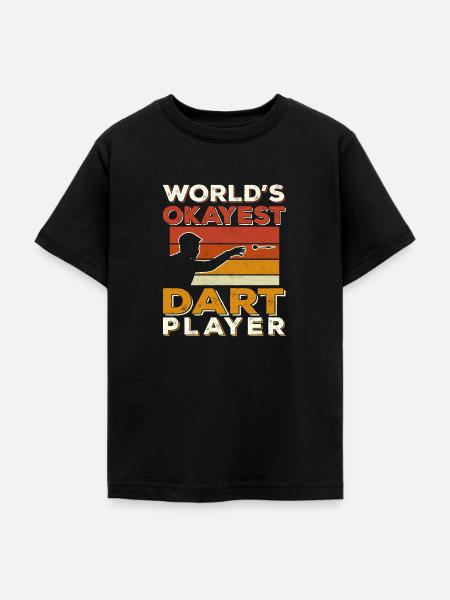 Dart Spieler Darts - Teenager T-Shirt - Schwarz