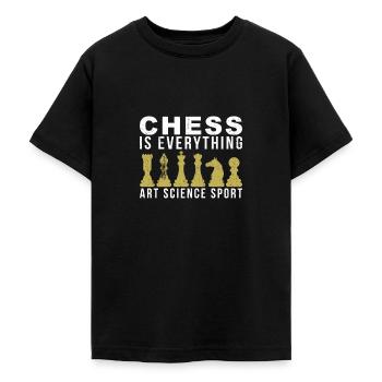 Schach Spieler Schach Spieler Geschenk - Teenager T-Shirt - Schwarz - Vorne - AI Model Teenager Male light (155cm)