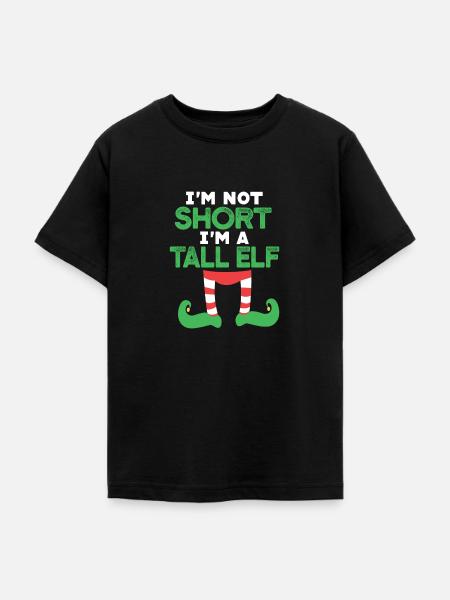 Großer Elf Elf Weihnachten - Teenager T-Shirt - Schwarz