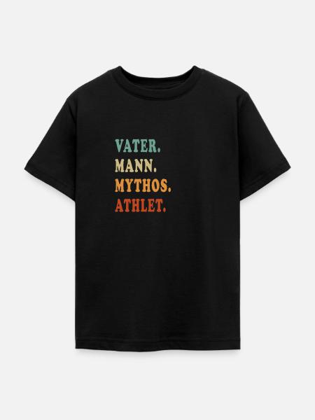 Athlet Vater Mythos - Teenager T-Shirt - Schwarz