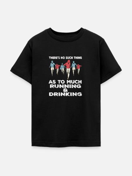 Joggen Jogger - Teenager T-Shirt - Schwarz