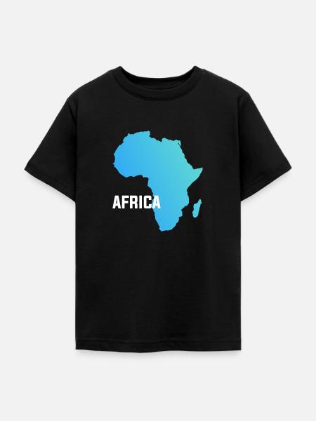 Africa - Teenager T-Shirt - Schwarz