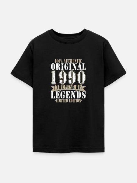 1990 - Jahrgang 1990 - Teenager T-Shirt - Schwarz