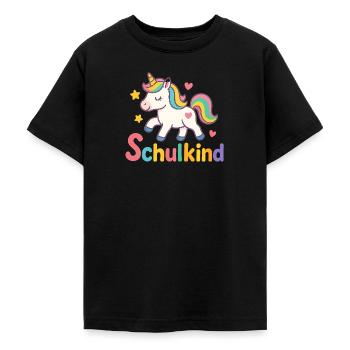 Schulkind 2026 Einschulung 2026 Einhorn - Teenager T-Shirt - Schwarz - Vorne - AI Model Teenager Male light (155cm)