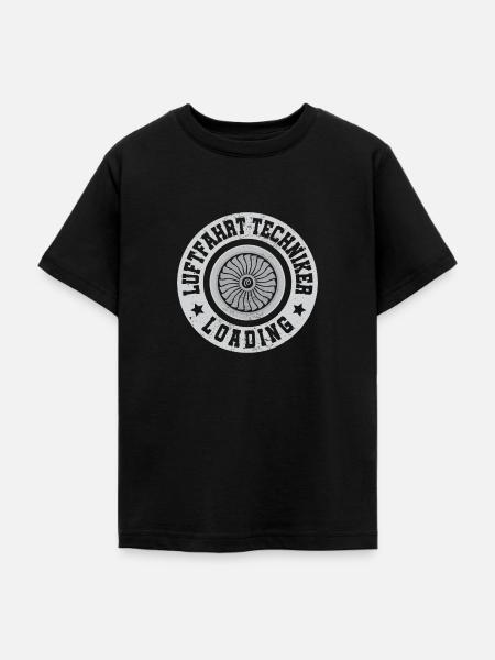 Luftfahrt Techniker - Teenager T-Shirt - Schwarz