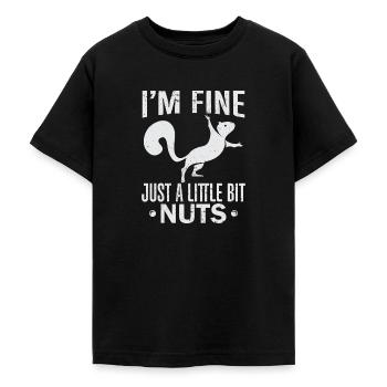 Squirrel Shadow - Teenager T-Shirt - Schwarz - Vorne - AI Model Teenager Male light (155cm)