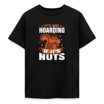 Squirrel Shadow - Teenager T-Shirt - Schwarz - Vorne - AI Model Teenager Male light (155cm)