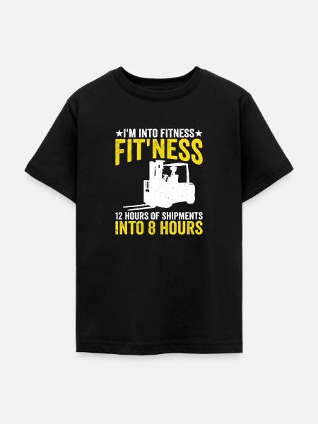 Forklift Operator - Teenager T-Shirt - Schwarz