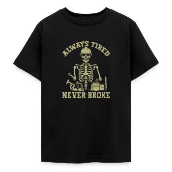 Oilfied Worker Oil rig worker - Teenager T-Shirt - Schwarz - Vorne - AI Model Teenager Male light (155cm)