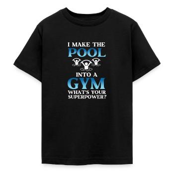 Water Aerobics Instructor - Teenager T-Shirt - Schwarz - Vorne - AI Model Teenager Male light (155cm)