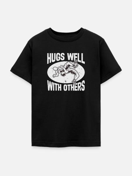 Wrestler Wrestle Wrestling - Teenager T-Shirt - Schwarz