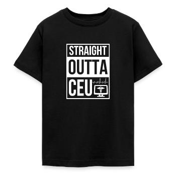 Codeur médical - T-shirt Ado - noir - Devant - AI Model Teenager Male light (155cm)