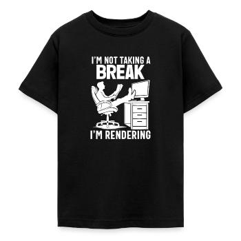 Architecte architecte - T-shirt Ado - noir - Devant - AI Model Teenager Male light (155cm)