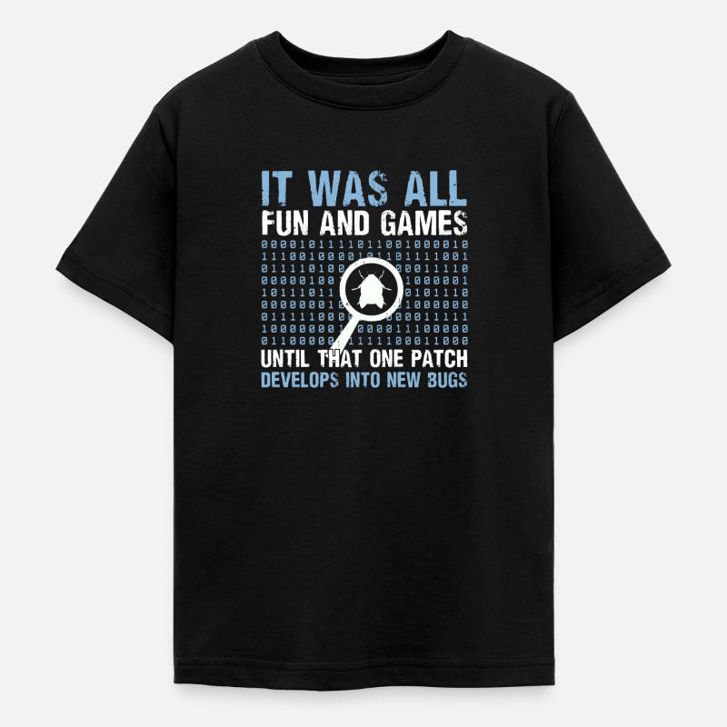 Computer Programmer Computer Programming - Teenage T-Shirt - black